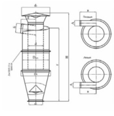чертеж циклона ЦОЛ в Санкт-Петербурге